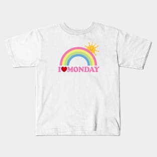 I LOVE MONDAY Kids T-Shirt